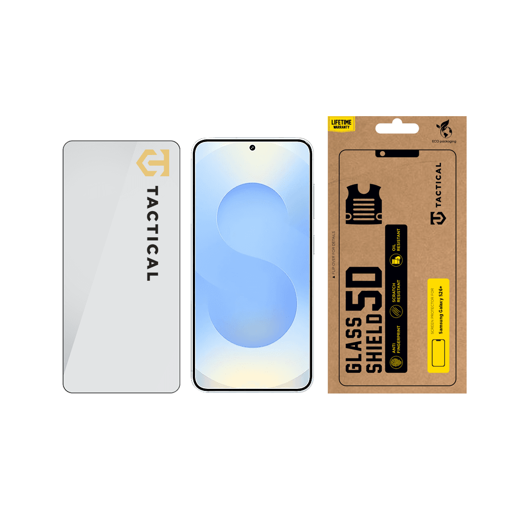 Tvrzené sklo Tactical Glass Shield 5D pro Samsung Galaxy S26+ Black - náhled 3