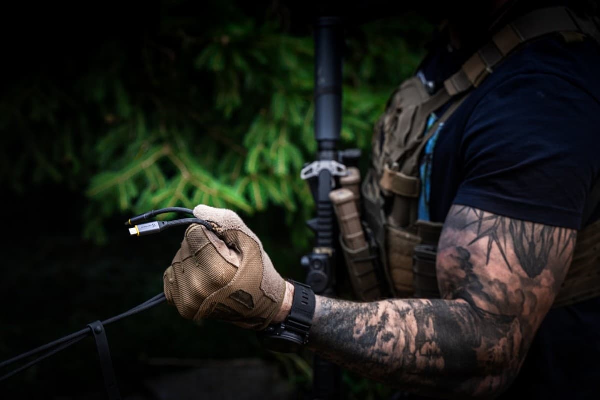 Datový kabel Tactical Fast Rope Aramid 2.0 USB-A/USB-C 2m - náhled 3
