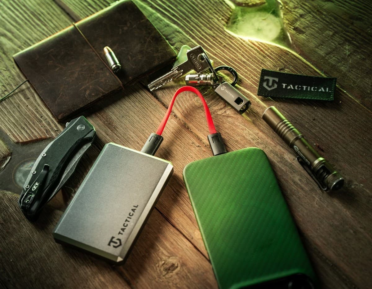 Datový kabel Tactical OODA Loop USB-C/USB-C Red - náhled 3