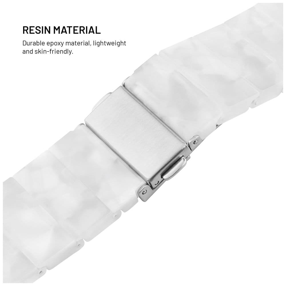 Resinový řemínek FIXED Resin Strap s Quick Release 22mm pro smartwatch, Cloud White - náhled 3