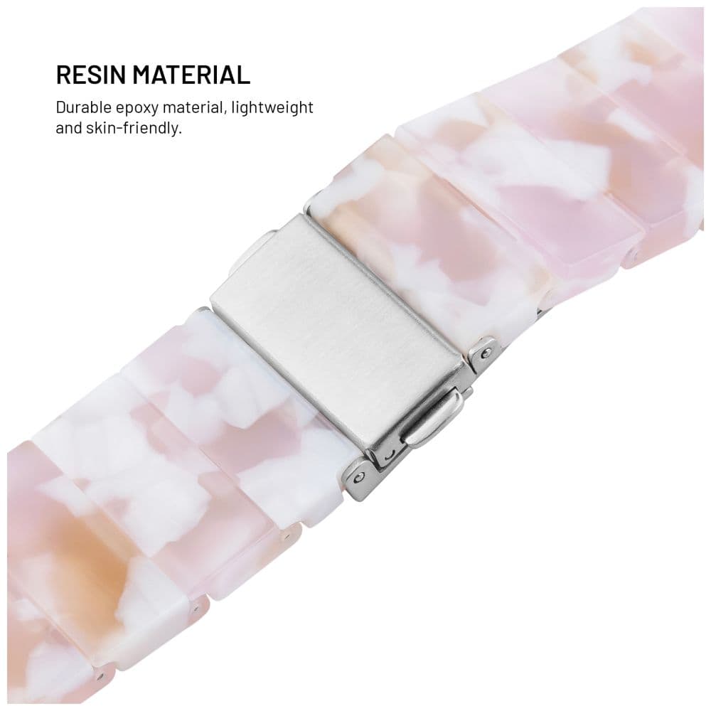 Resinový řemínek FIXED Resin Strap s Quick Release 18mm pro smartwatch, Candy Pink - náhled 3