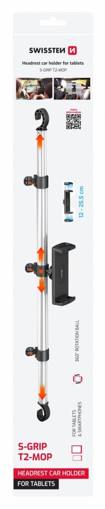 Držák do auta na tablet Swissten S-Grip T2-mop - náhled 3