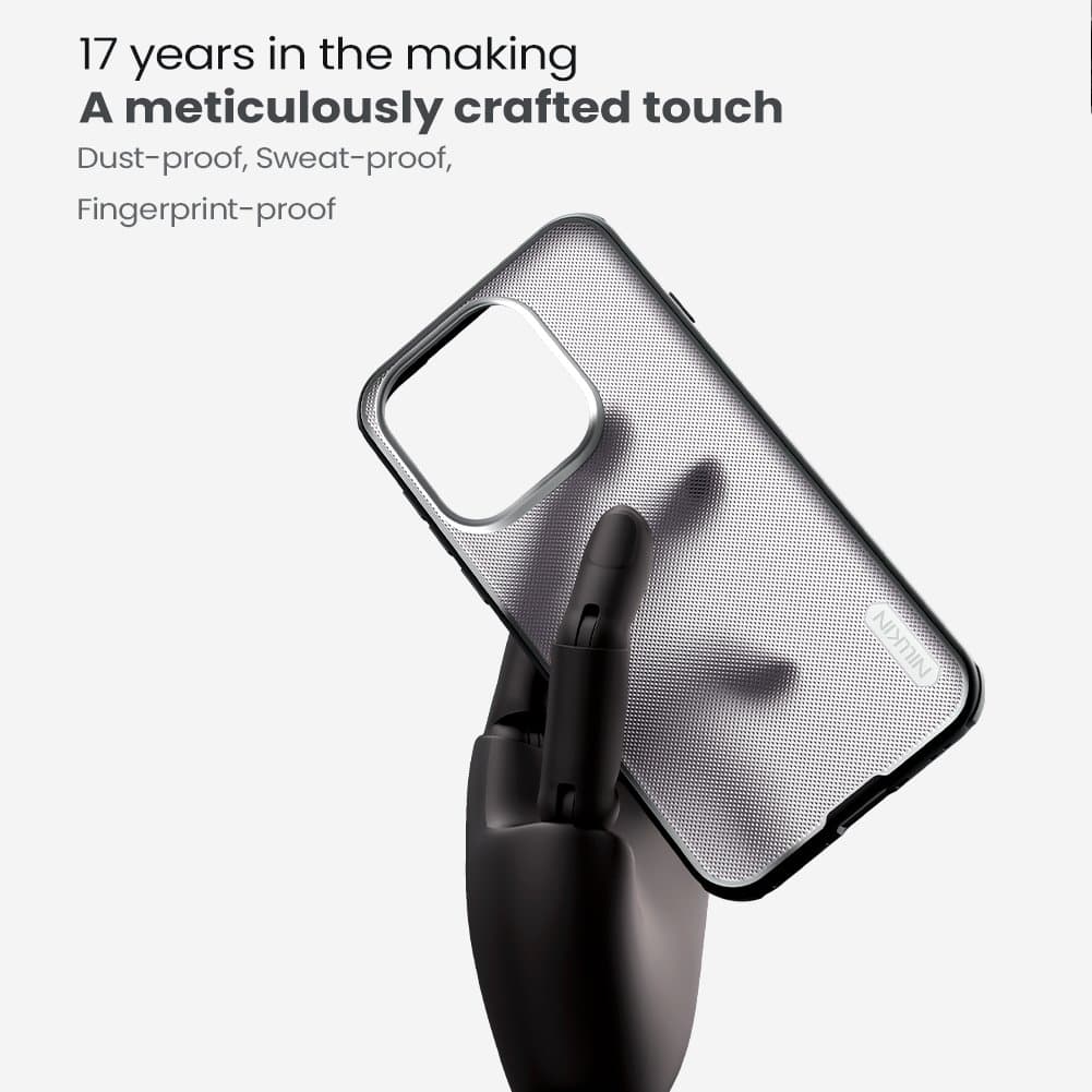 Zadní kryt Nillkin Super Frosted PRO pro OnePlus 15 Transparent Black - náhled 3