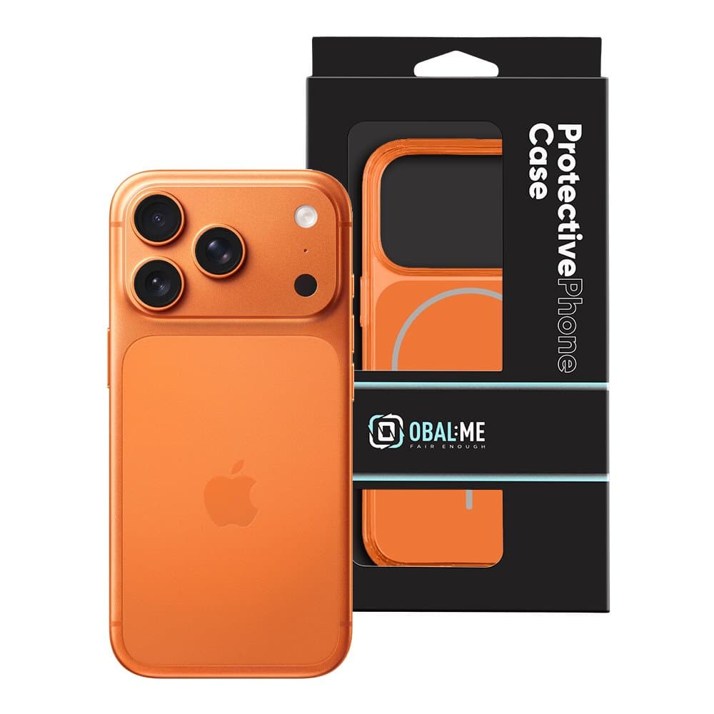Kryt OBAL:ME MagNetix ColorSlate pro Apple iPhone 17 Pro Orange - náhled 3