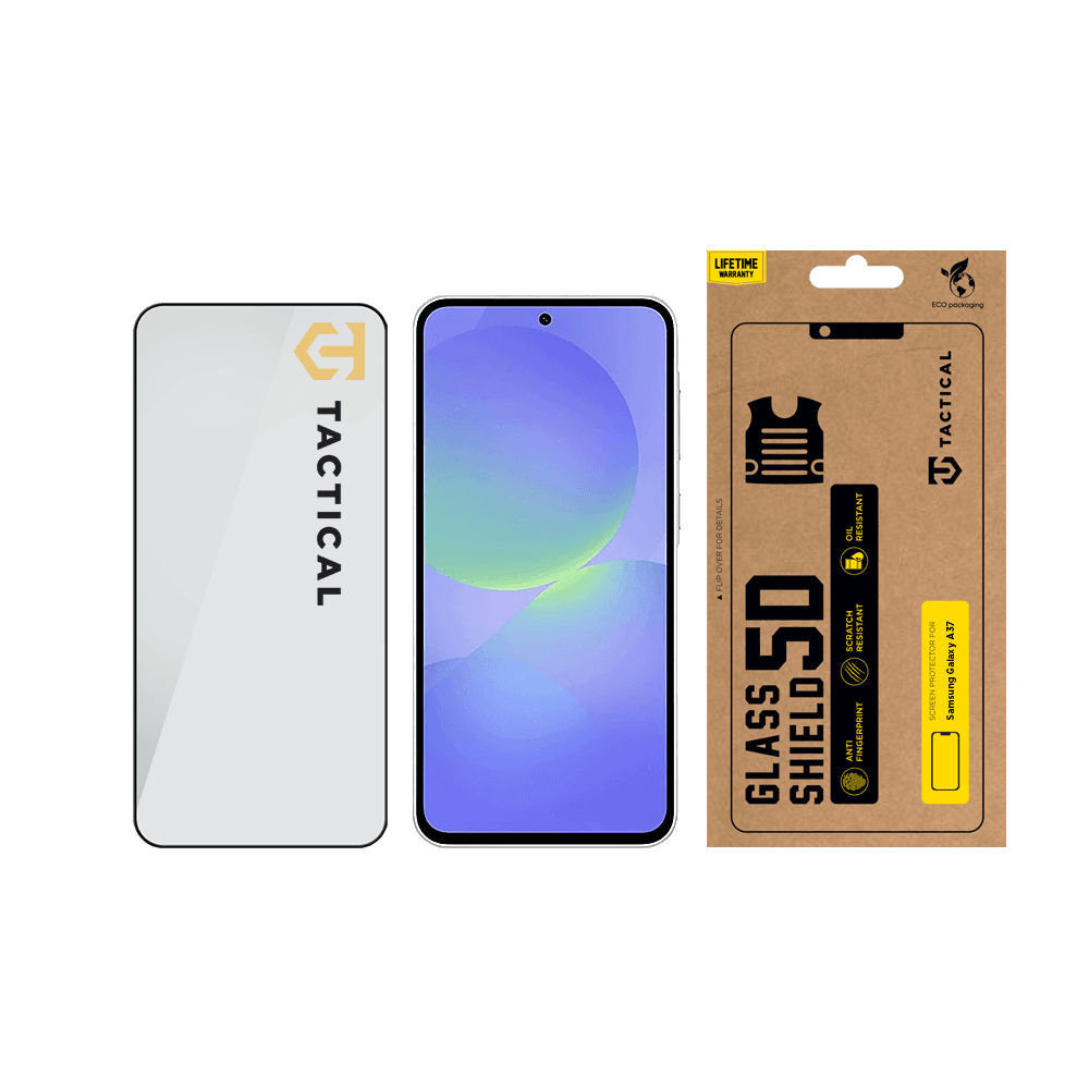 Tvrzené sklo Tactical Glass Shield 5D pro Samsung Galaxy A37 Black - náhled 3