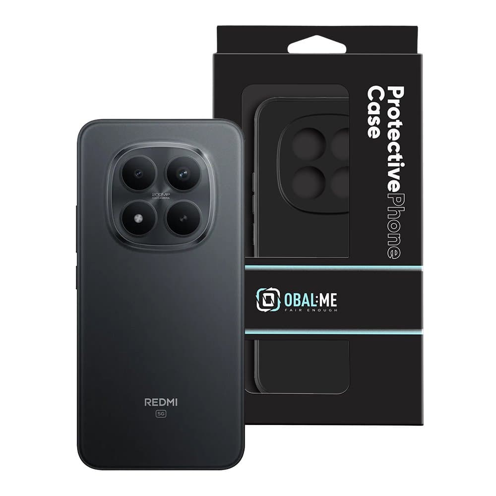 Kryt OBAL:ME Matte TPU pro Xiaomi Redmi Note 15 Pro+ 5G/Poco M8 Pro 5G Black - náhled 3