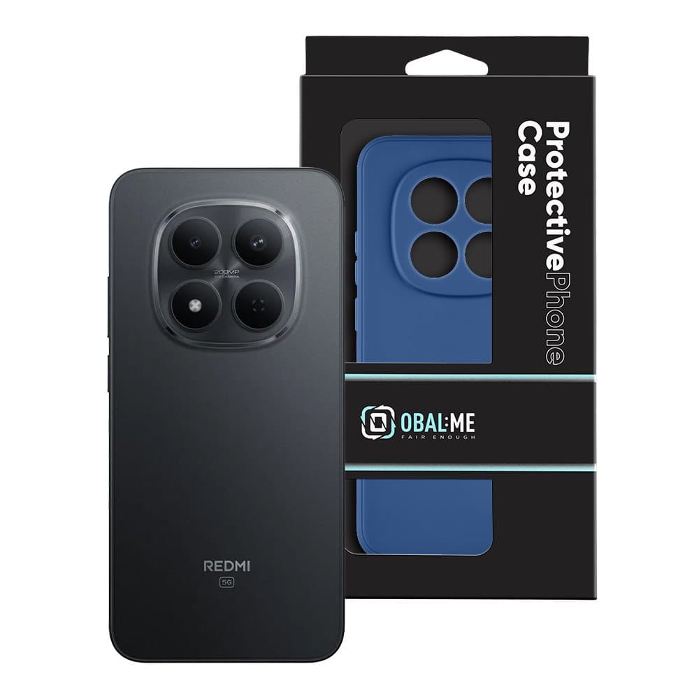 Kryt OBAL:ME Matte TPU pro Xiaomi Redmi Note 15 Pro 5G Dark Blue - náhled 3