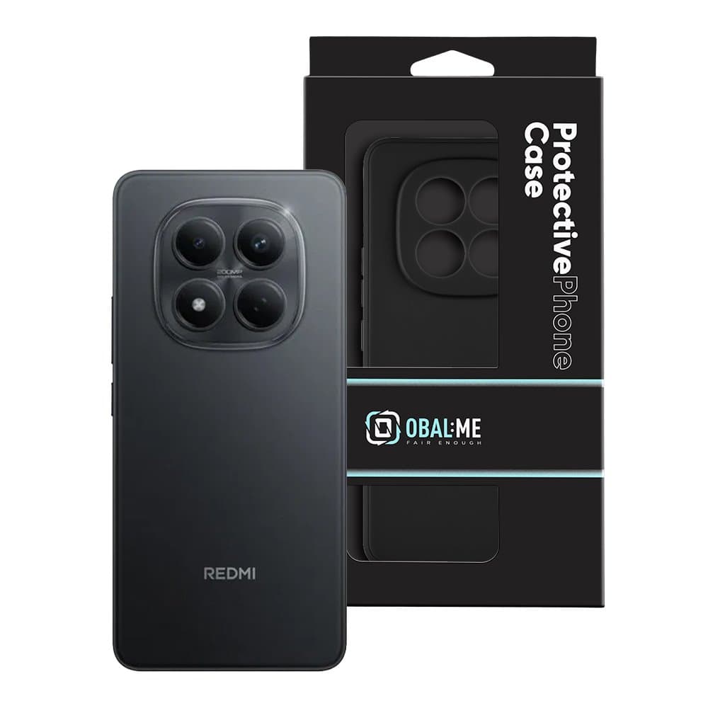 Kryt OBAL:ME Matte TPU pro Xiaomi Redmi Note 15 Pro 4G Black - náhled 3