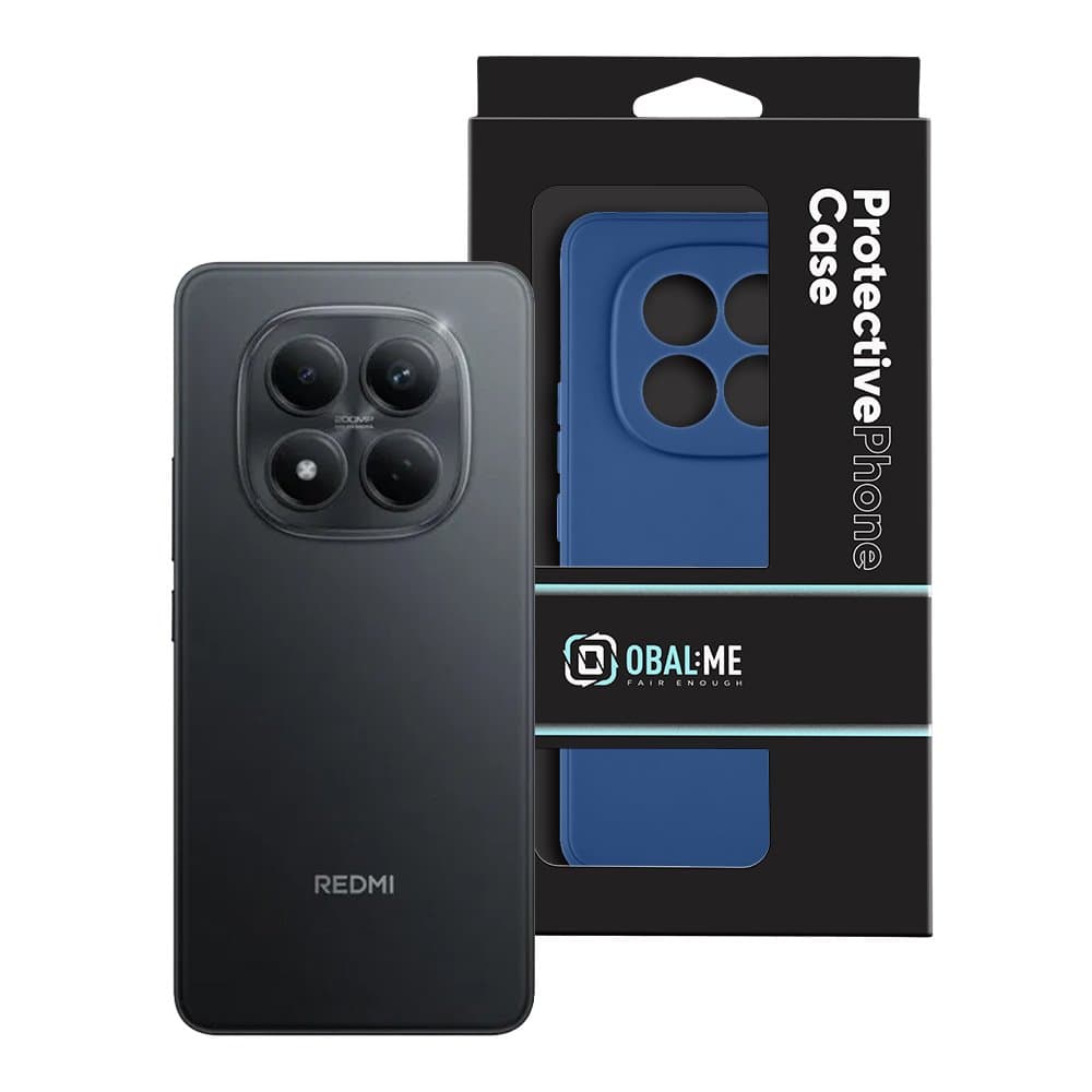 Kryt OBAL:ME Matte TPU pro Xiaomi Redmi Note 15 Pro 4G Dark Blue - náhled 3