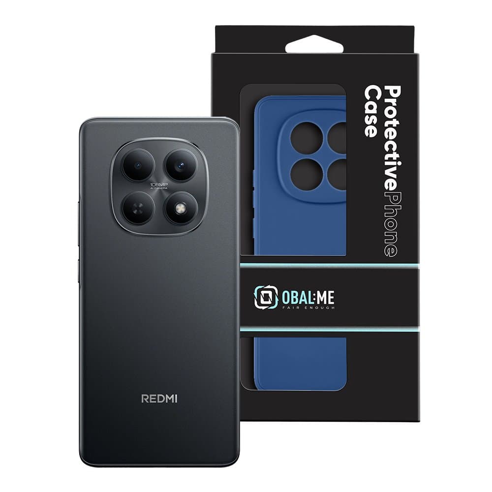Kryt OBAL:ME Matte TPU pro Xiaomi Redmi Note 15 4G/5G/Poco M8 5G Dark Blue - náhled 3