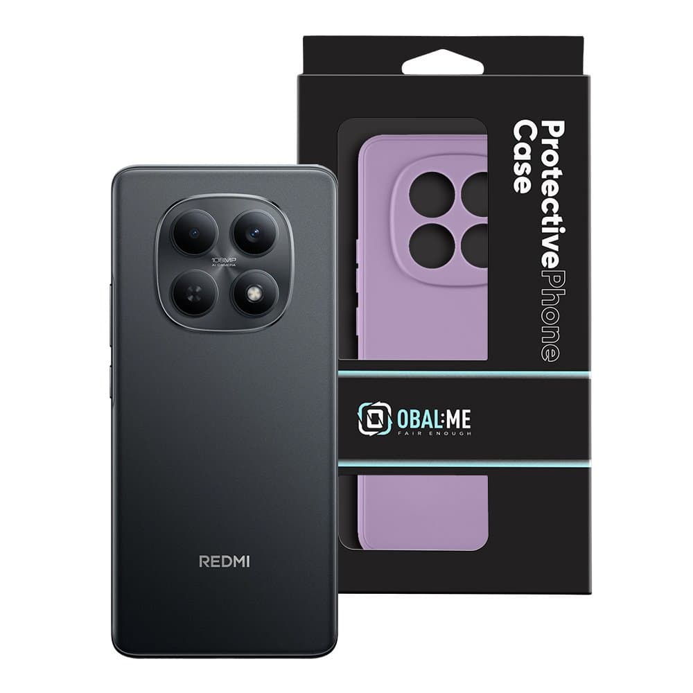Kryt OBAL:ME Matte TPU pro Xiaomi Redmi Note 15 4G/5G/Poco M8 5G Purple - náhled 3