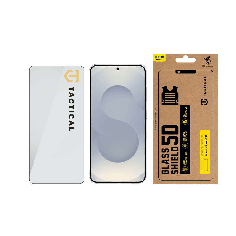 Tvrzené sklo Tactical Glass Shield 5D pro Samsung Galaxy S26 Black - náhled 3
