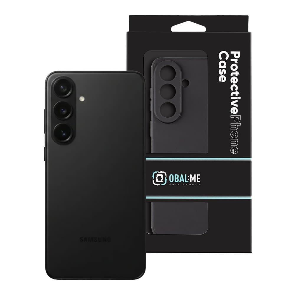 Kryt OBAL:ME Matte TPU pro Samsung Galaxy S26+ Black - náhled 3