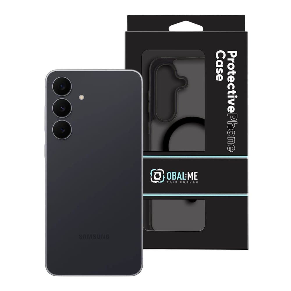 Kryt OBAL:ME MagNetix Outline pro Samsung Galaxy S25 FE Black - náhled 3