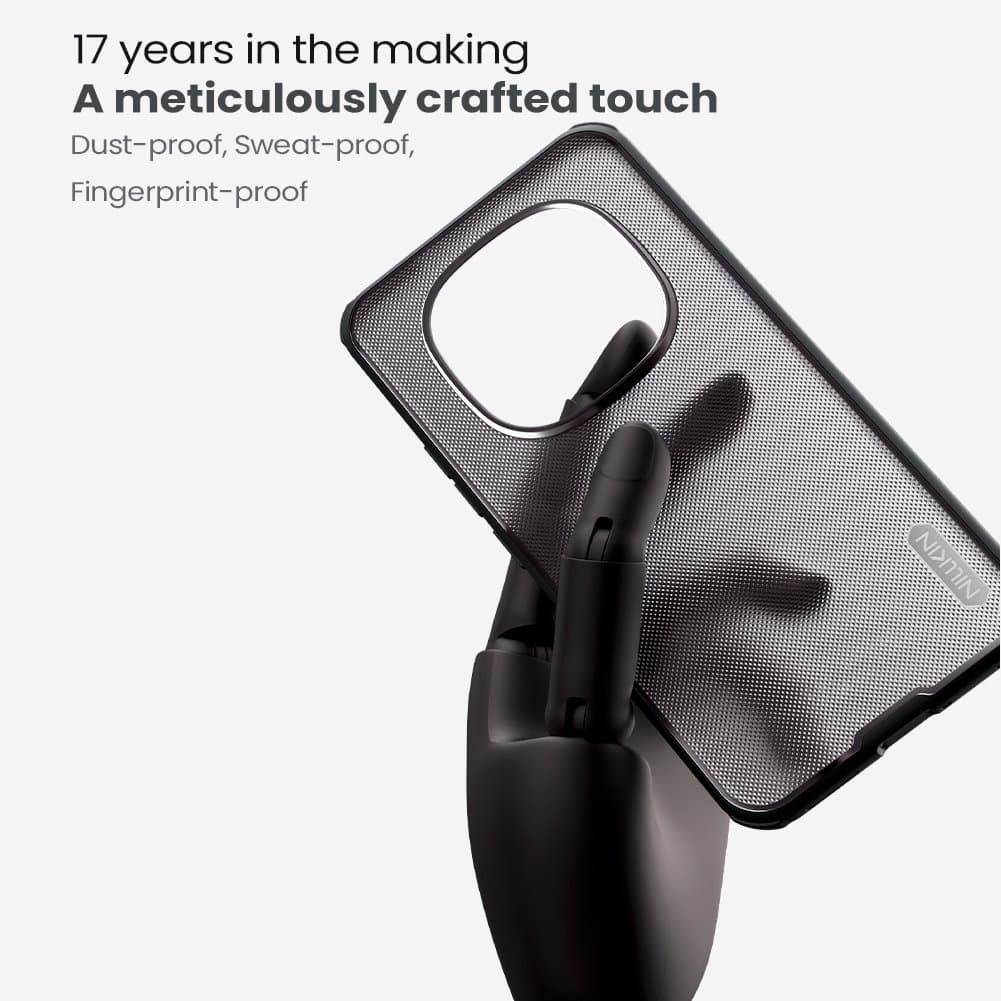 Zadní kryt Nillkin Super Frosted PRO pro Xiaomi Redmi Note 15 Pro 5G Transparent Black - náhled 3