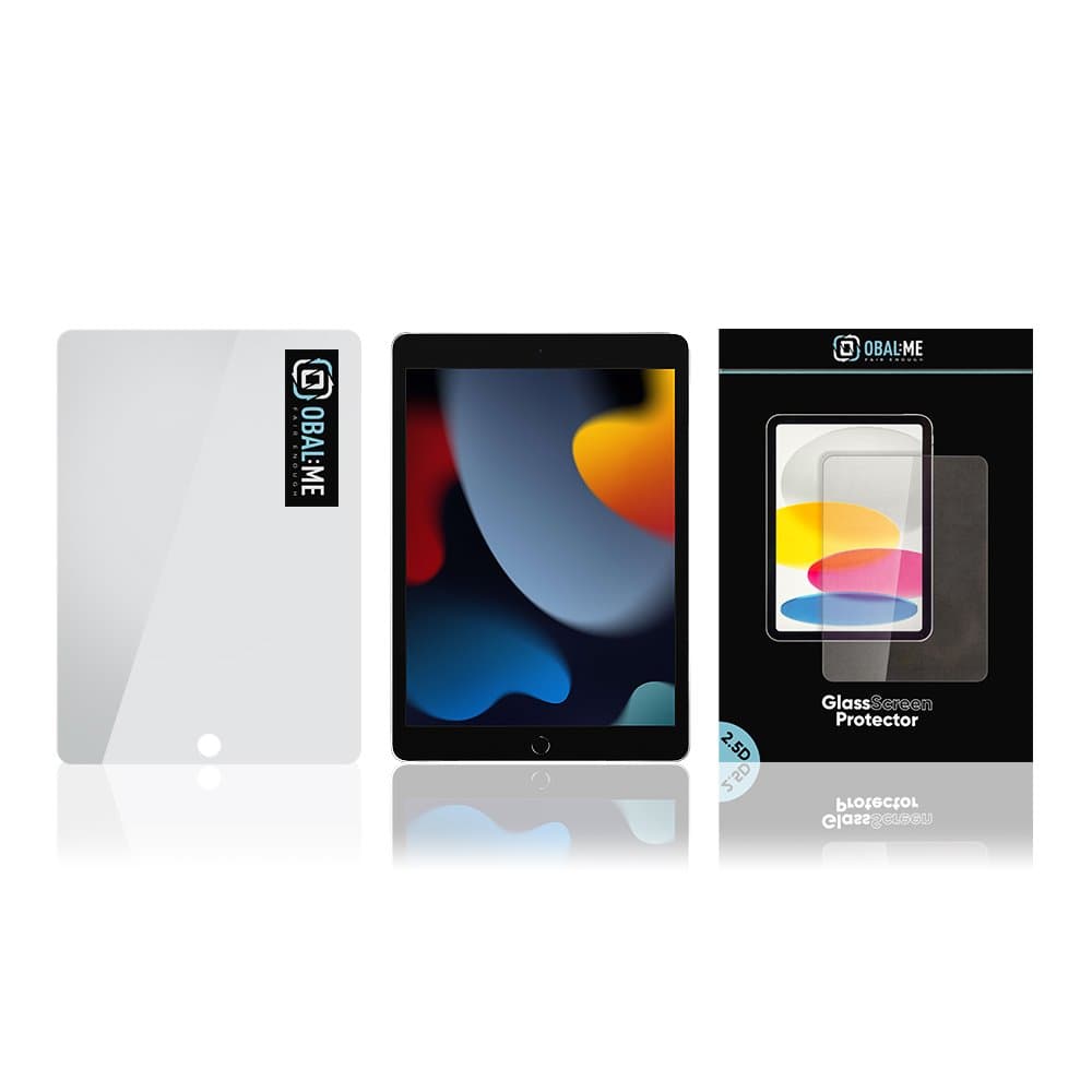 Tvrzené sklo OBAL:ME 2.5D pro iPad 10.2 2019/2020/2021 Clear - náhled 3