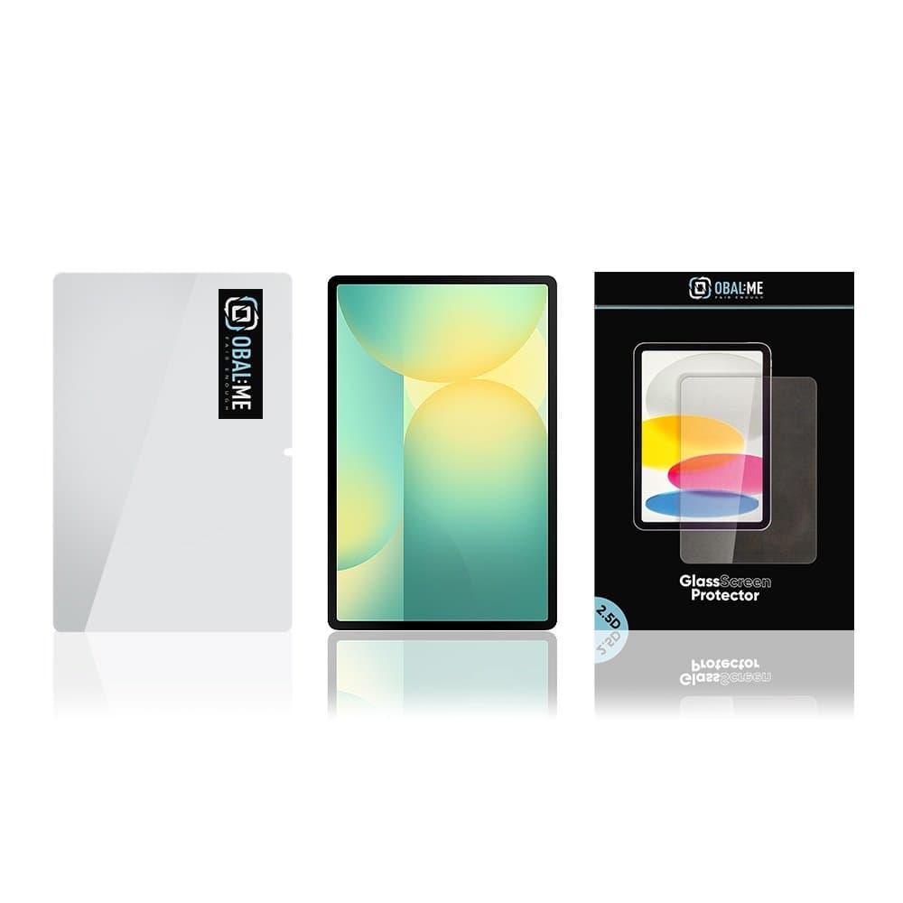 Tvrzené sklo OBAL:ME 2.5D pro Samsung Galaxy Tab S10 Lite/S9/S9 FE/S10 FE Clear - náhled 3