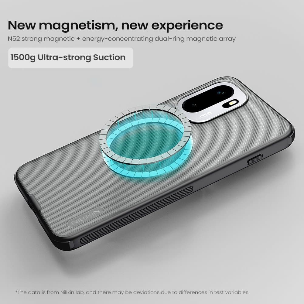 Zadní kryt Nillkin Super Frosted PRO Magnetic pro OnePlus 15R Transparent Black - náhled 3
