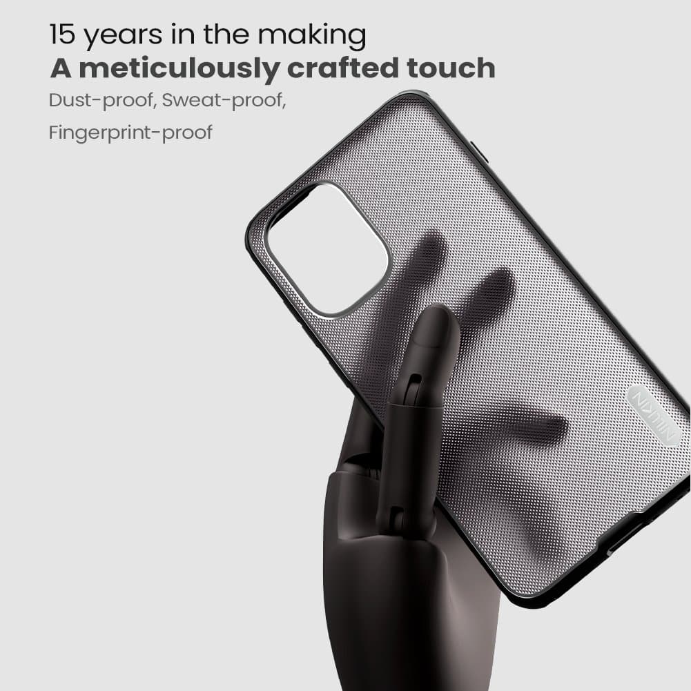 Zadní kryt Nillkin Super Frosted PRO pro OnePlus 15R Transparent Black - náhled 3