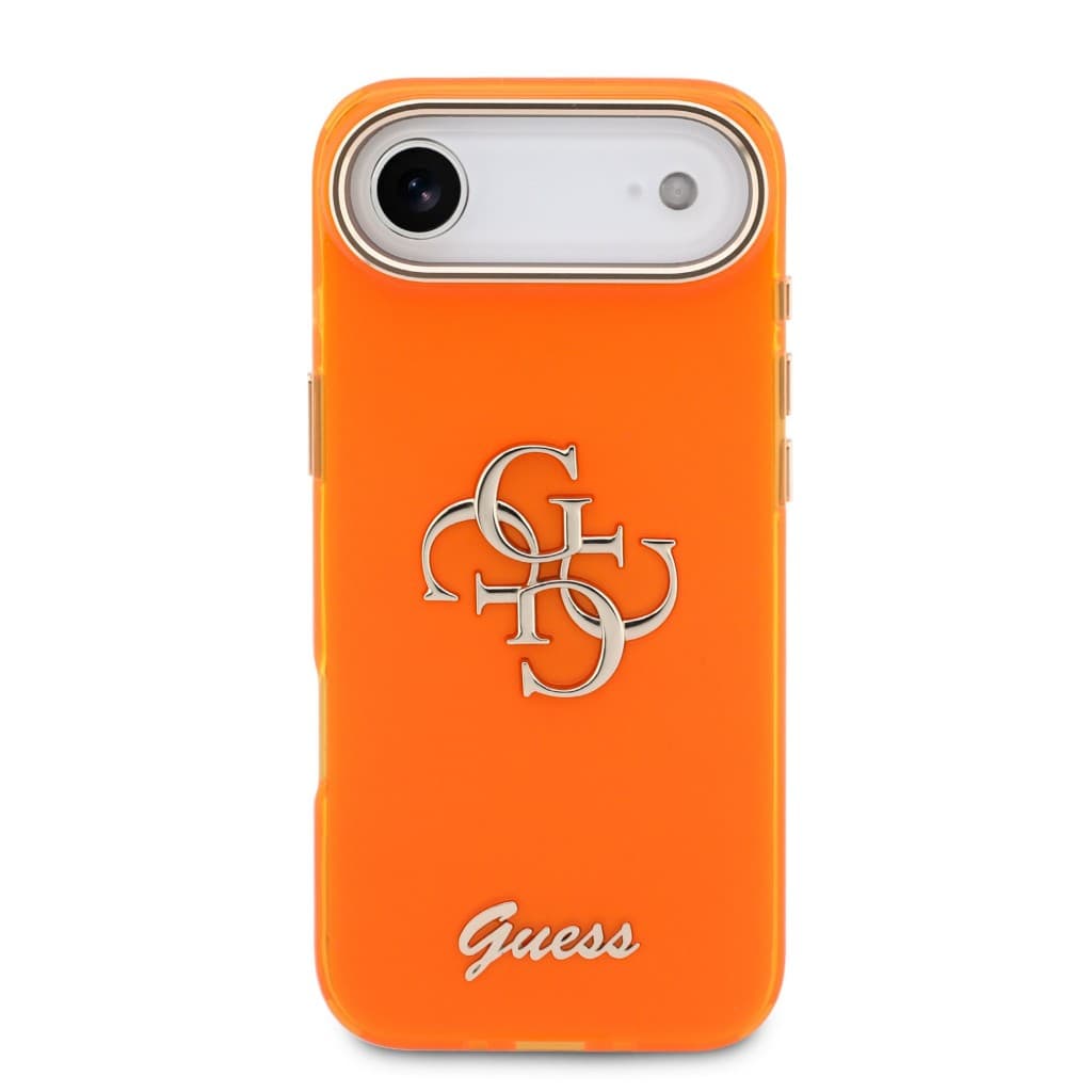 Zadní kryt Guess IML 4G Script Metal Logo pro iPhone Air Orange - náhled 3