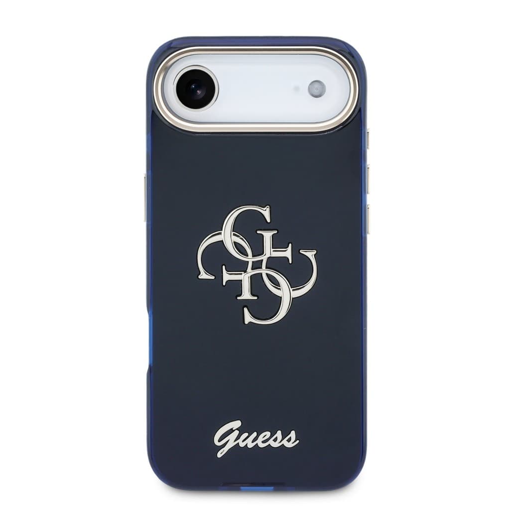 Zadní kryt Guess IML 4G Script Metal Logo pro iPhone Air Blue - náhled 3