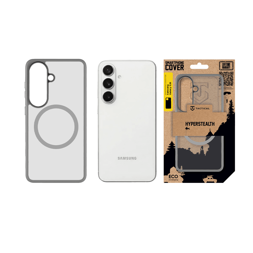 Kryt Tactical MagForce Hyperstealth pro Samsung Galaxy S26 Light Grey - náhled 3