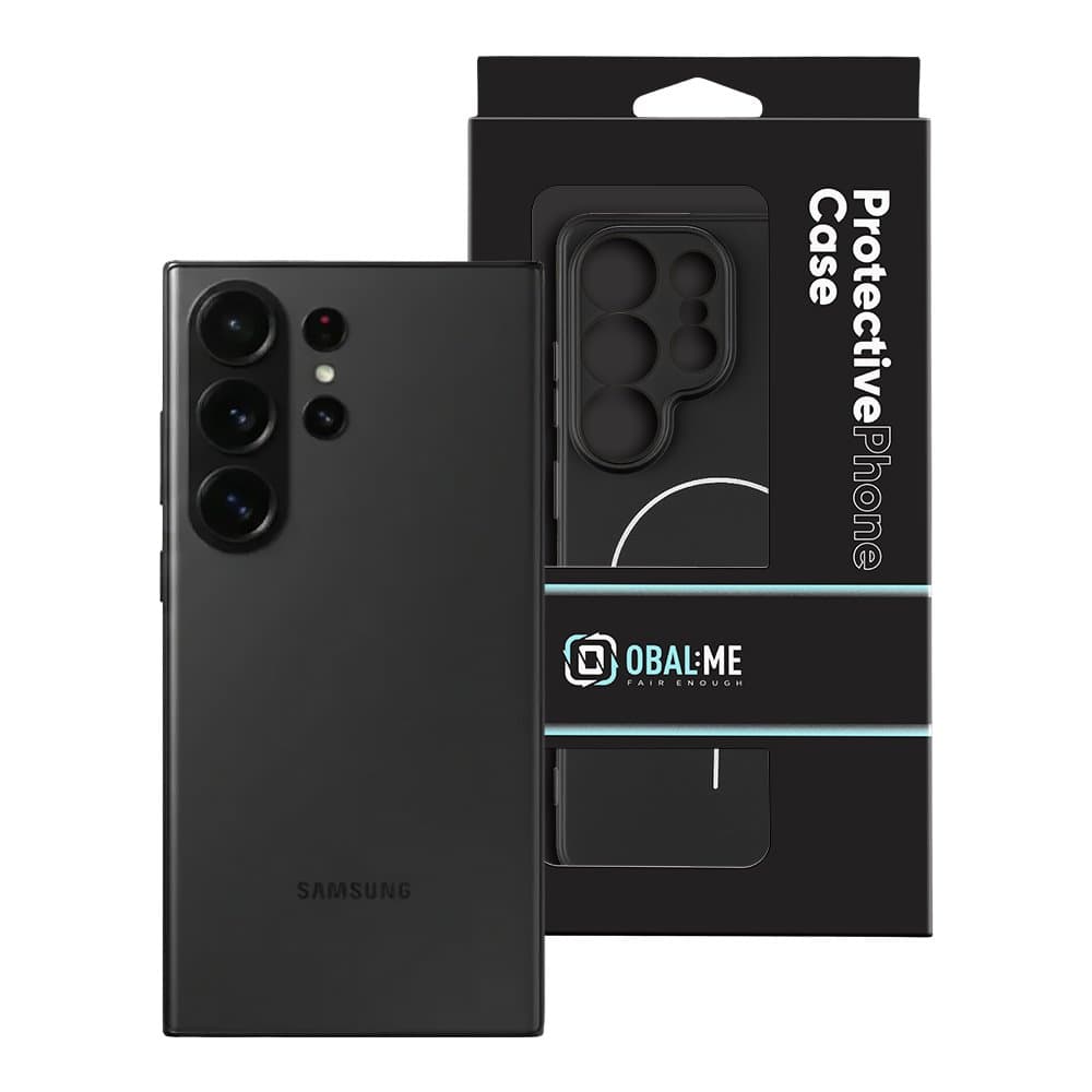 Kryt OBAL:ME MagNetix Matte TPU pro Samsung Galaxy S26 Ultra Black - náhled 3
