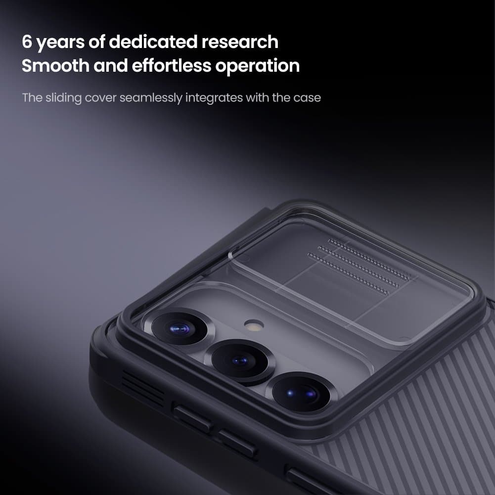 Zadní kryt Nillkin CamShield PRO pro Samsung Galaxy S26 Transparent Black - náhled 3