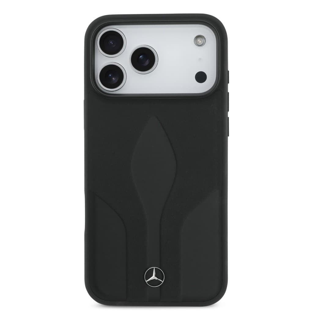 Zadní kryt Mercedes Leather The Move MagSafe pro iPhone 17 Pro Max Black - náhled 3
