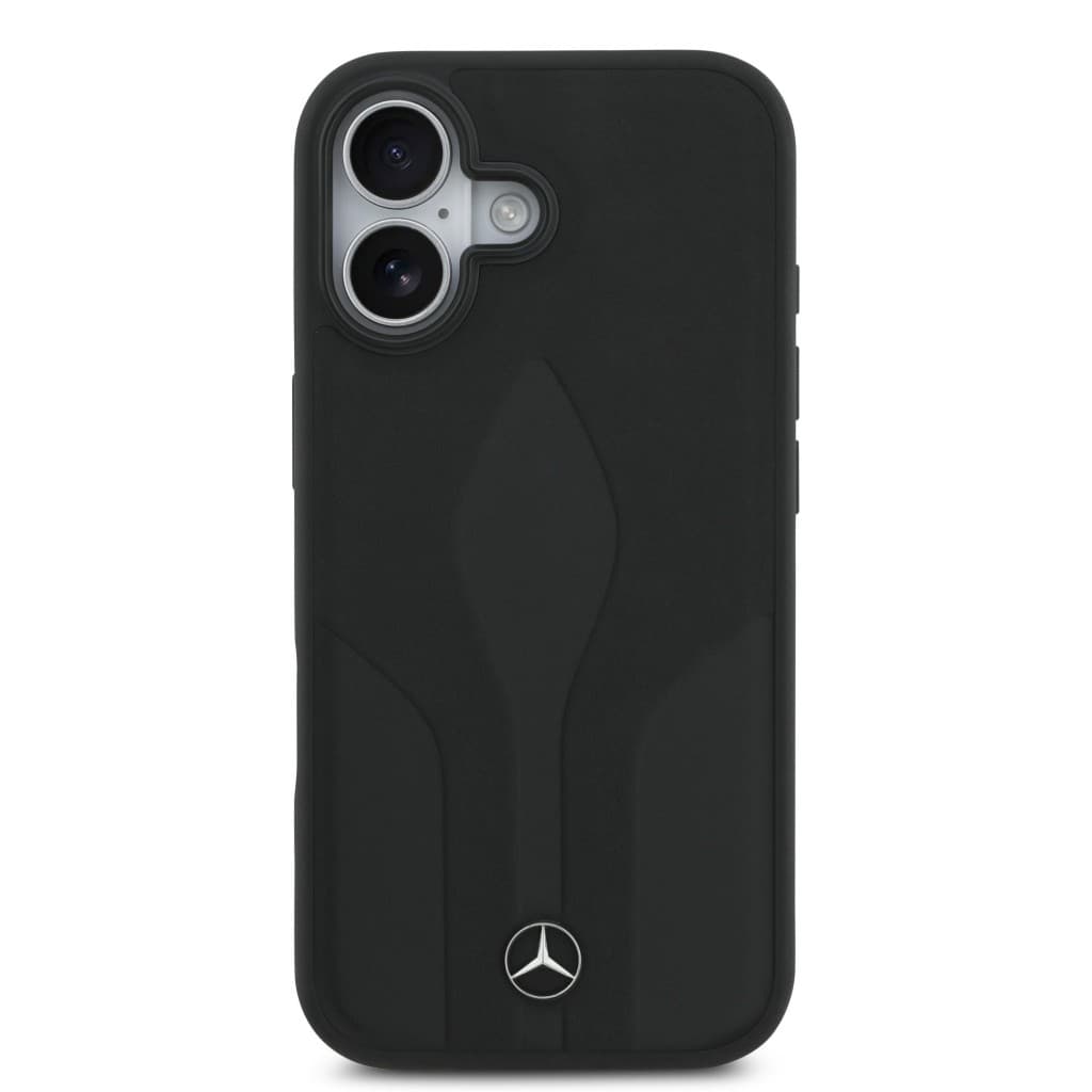 Zadní kryt Mercedes Leather The Move MagSafe pro iPhone 17 Black - náhled 3