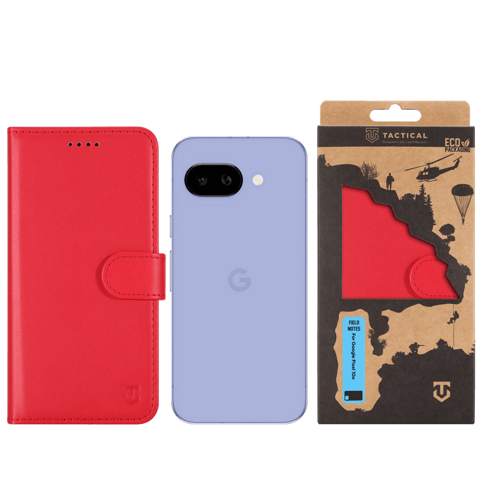 Pouzdro Tactical Field Notes pro Google Pixel 10a Red - náhled 3