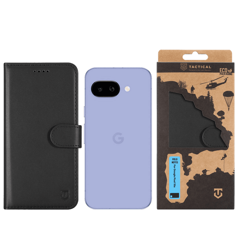 Pouzdro Tactical Field Notes pro Google Pixel 10a Black - náhled 3