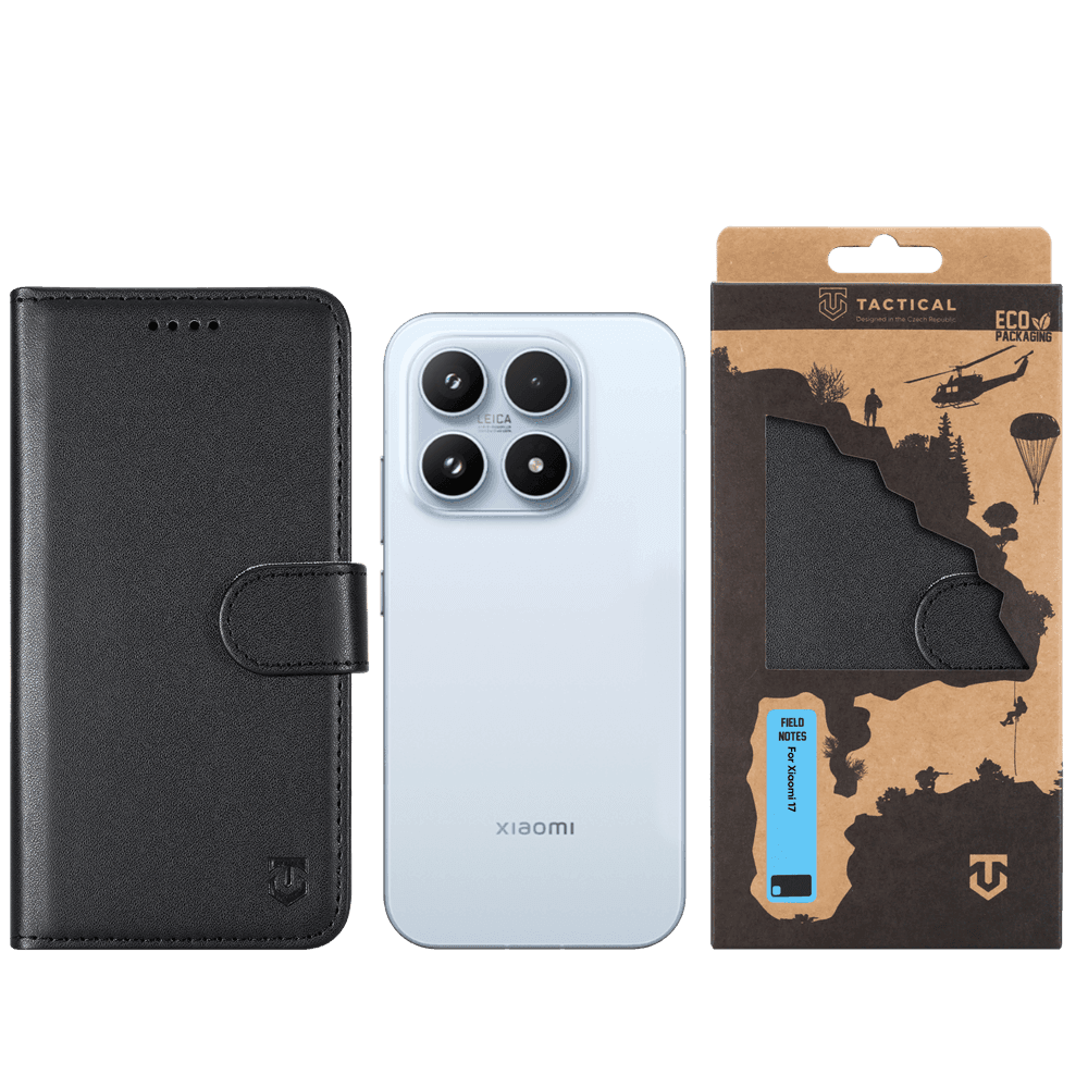 Pouzdro Tactical Field Notes pro Xiaomi 17 Black - náhled 3