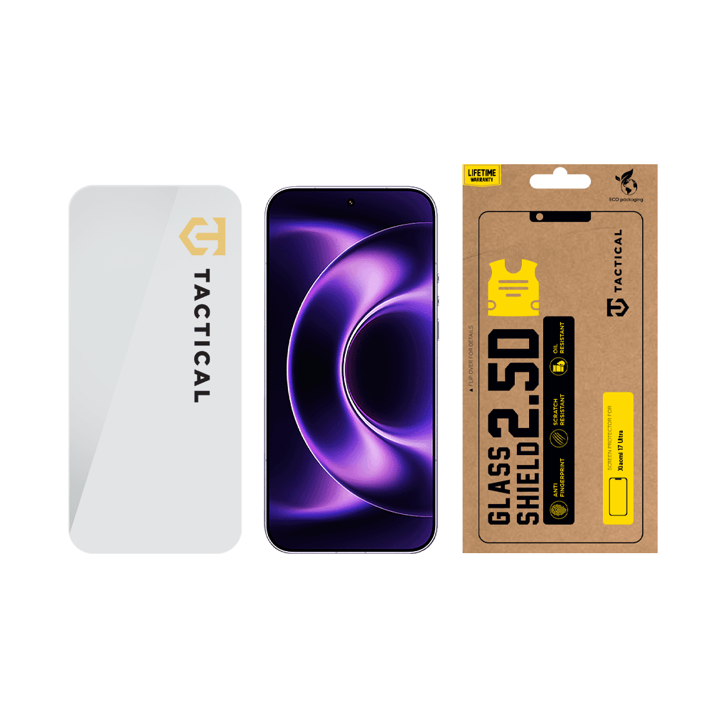 Tvrzené sklo Tactical Glass Shield 2.5D pro Xiaomi 17 Ultra čiré - náhled 3