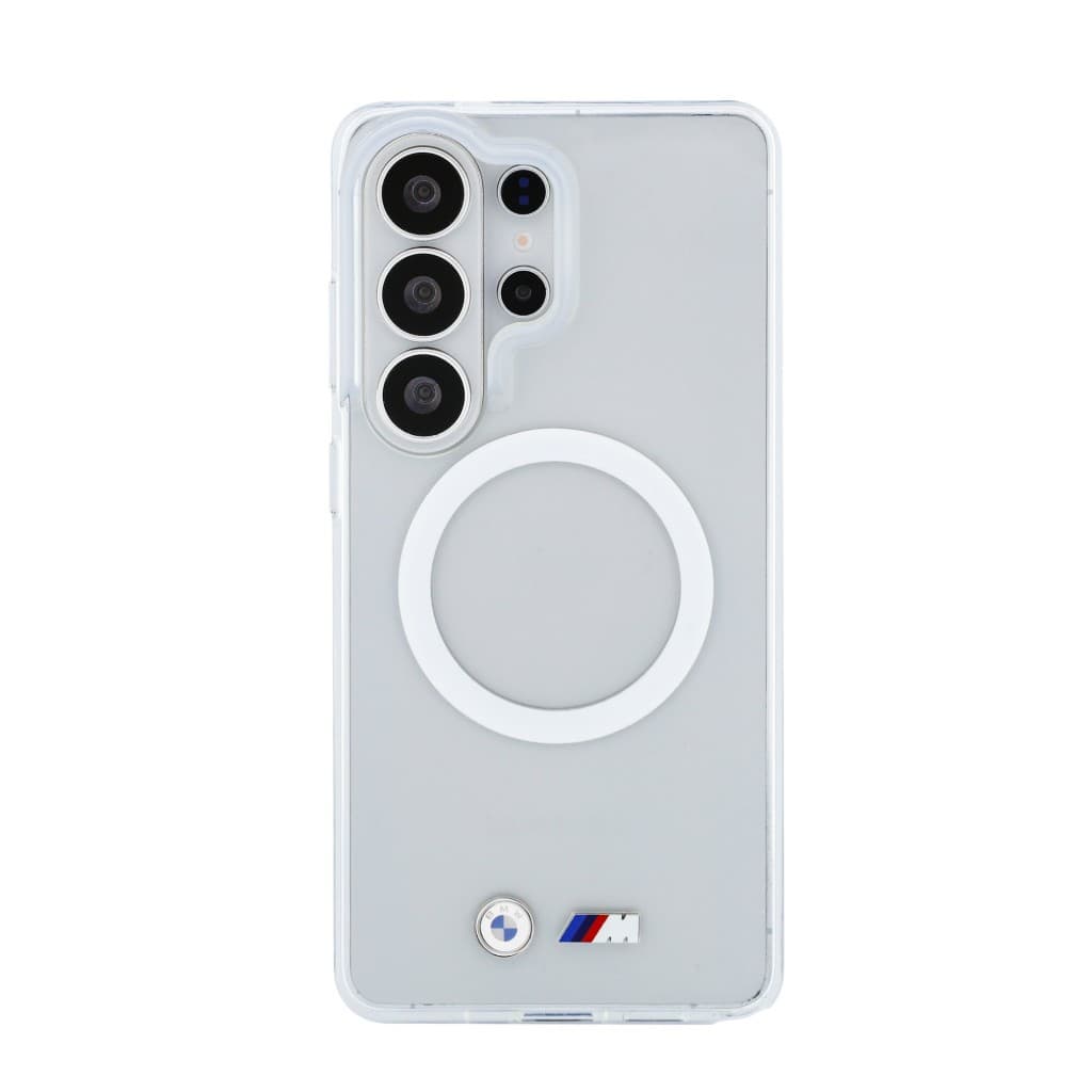 Zadní kryt BMW M IML Metal Logo Magnetic pro Samsung Galaxy S26 Ultra průhledný - náhled 3