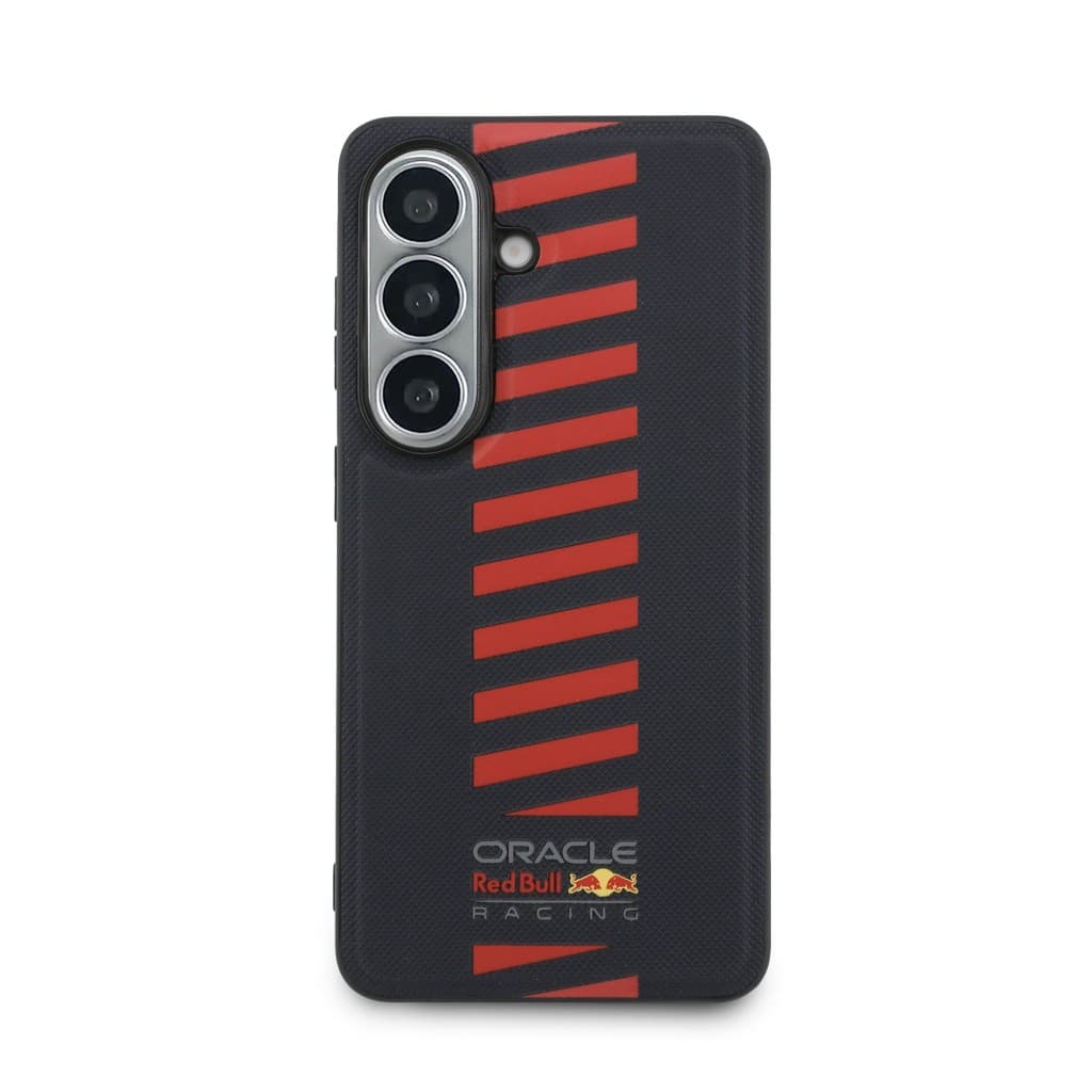 Zadní kryt Red Bull PU Leather Meshed Powerbar Magnetic pro Samsung Galaxy S26+ Navy - náhled 3