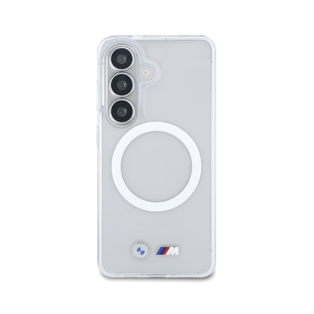 Zadní kryt BMW M IML Metal Logo Magnetic pro Samsung Galaxy S26 průhledný - náhled 3