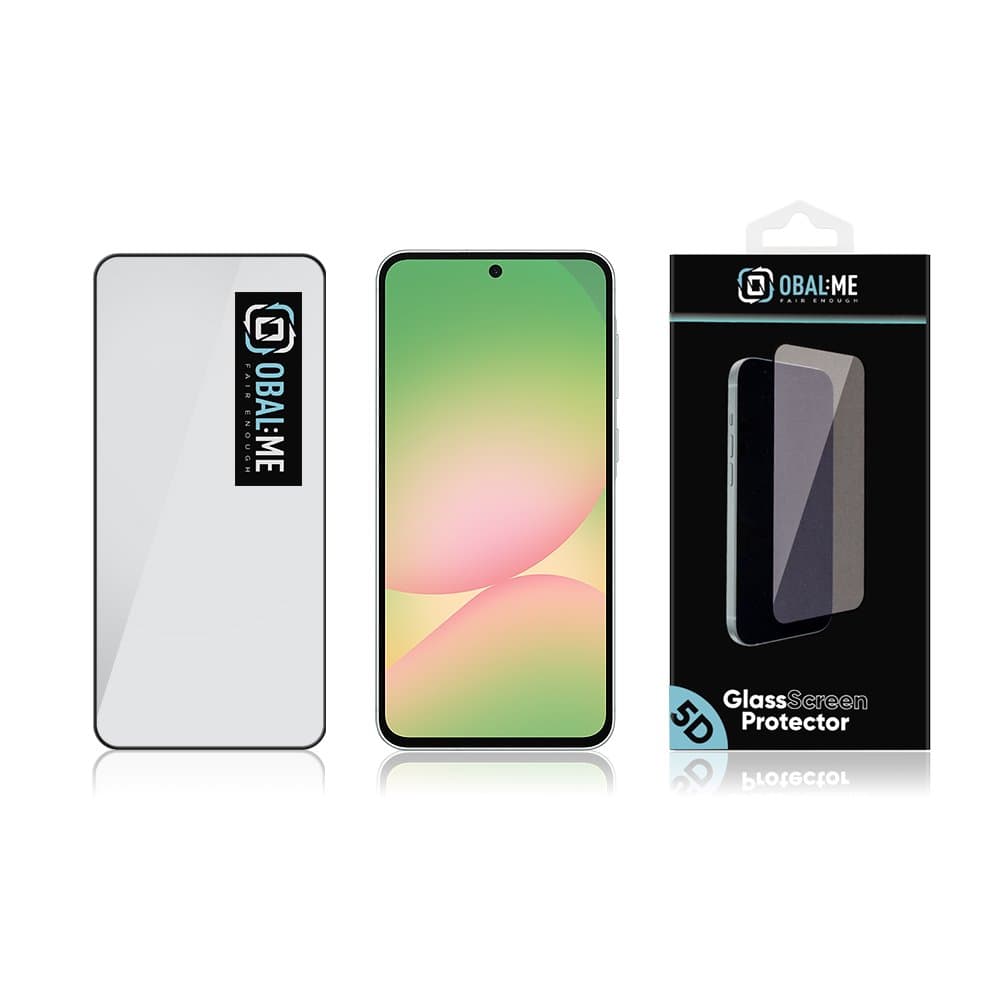 Tvrzené Sklo OBAL:ME 5D pro Samsung Galaxy A37 5G/A57 5G černé - náhled 3