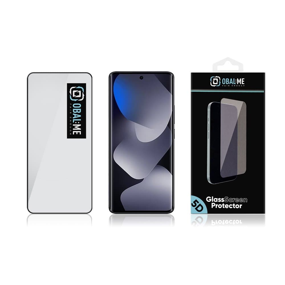 Tvrzené sklo OBAL:ME 5D pro Xiaomi Redmi Note 15 4G/5G/Poco M8 5G černé - náhled 3