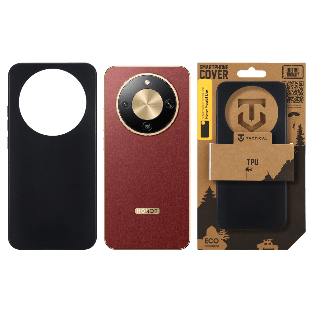 Kryt Tactical TPU pro Honor Magic8 Lite černý - náhled 3