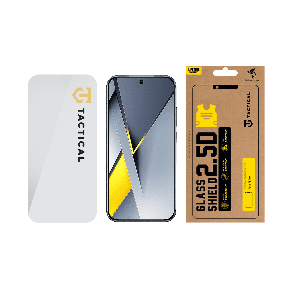 Tvrzené sklo Tactical Glass Shield 2.5D sklo pro Poco F8 Pro - náhled 3
