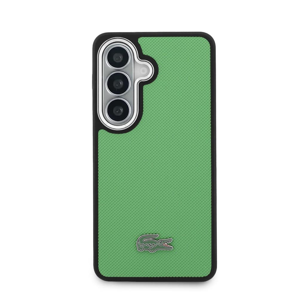 Zadní kryt Lacoste Petit Pique Metal Logo Magnetic pro Samsung Galaxy S26+ Estragon zelený - náhled 3