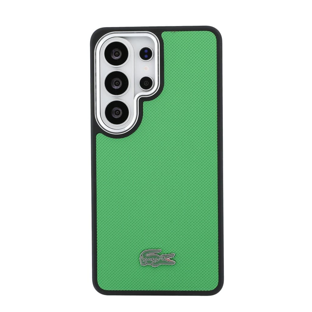 Zadní kryt Lacoste Petit Pique Metal Logo Magnetic pro Samsung Galaxy S26 Ultra Estragon zelený - náhled 3