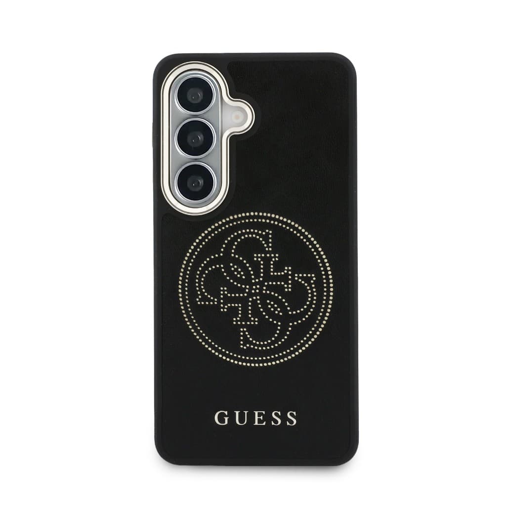Zadní kryt Guess PU Perforated 4G Logo Magnetic pro Samsung Galaxy S26 černý - náhled 3