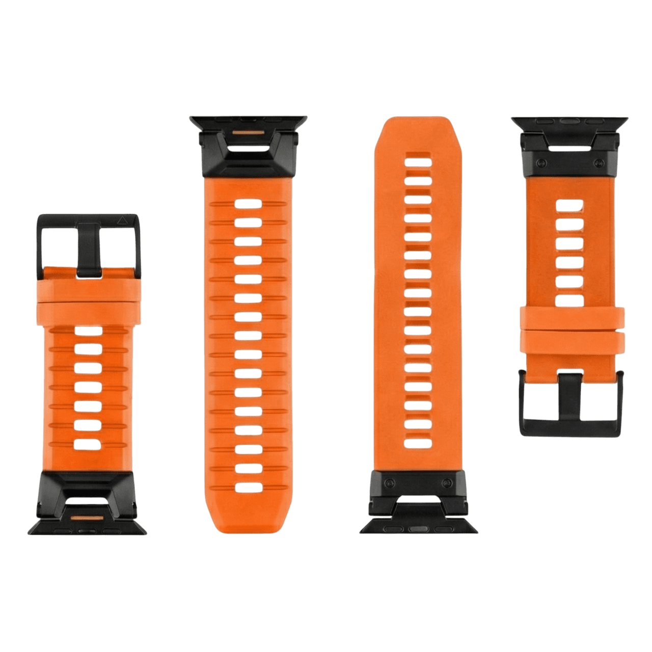 Řemínek Tactical Tough Band pro Apple Watch Ultra Safety Orange/Black - náhled 3