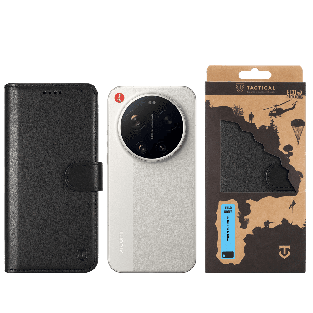 Pouzdro Tactical Field Notes pro Xiaomi 17 Ultra černé - náhled 3