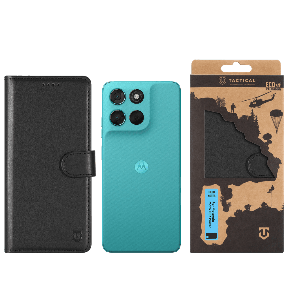 Pouzdro Tactical Field Notes pro Motorola Moto G57 Power, černé - náhled 3