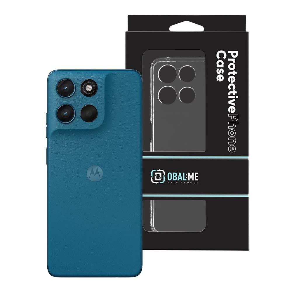 Kryt OBAL:ME TPU pro Motorola G57 Power, průhledný - náhled 3