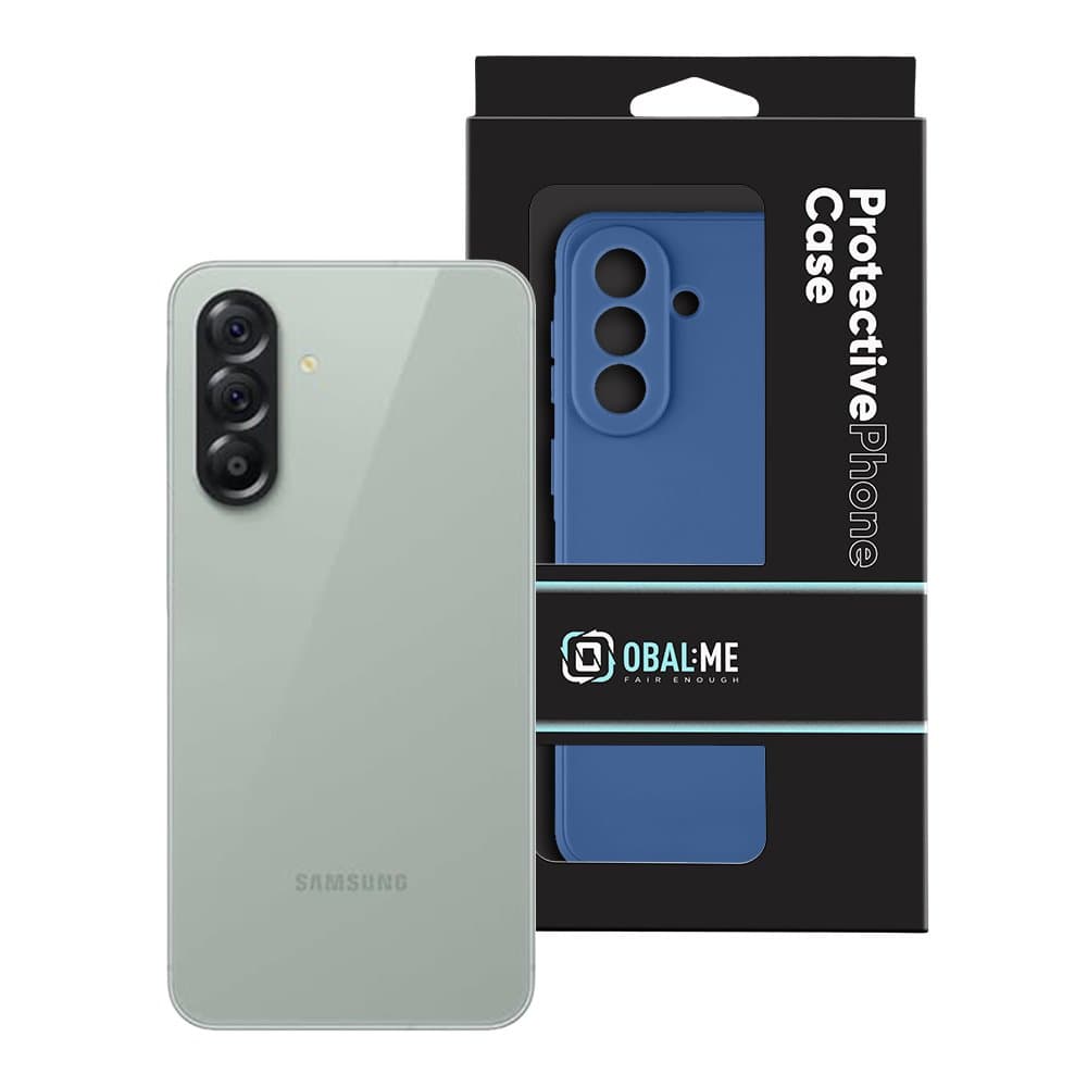 Kryt OBAL:ME Matte TPU pro Samsung Galaxy A57 5G, tmavě modrý - náhled 3
