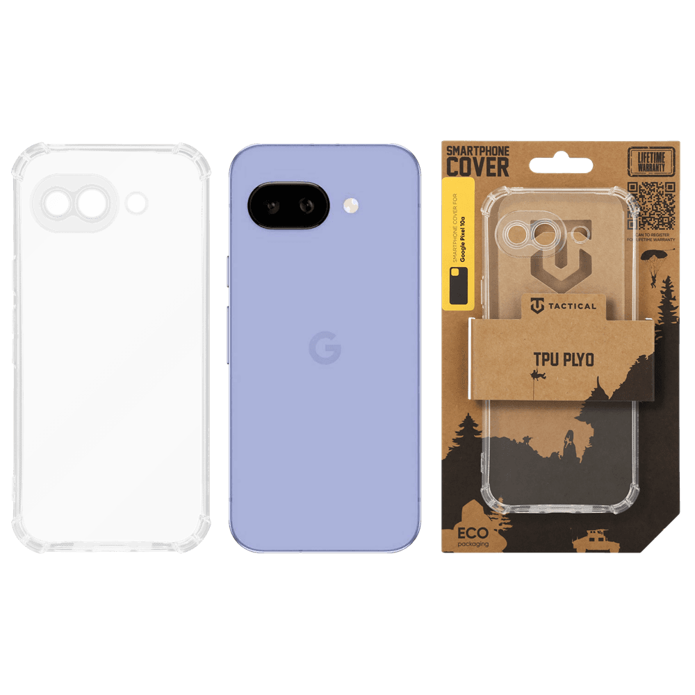Kryt Tactical TPU Plyo pro Google Pixel 10a průhledný - náhled 3